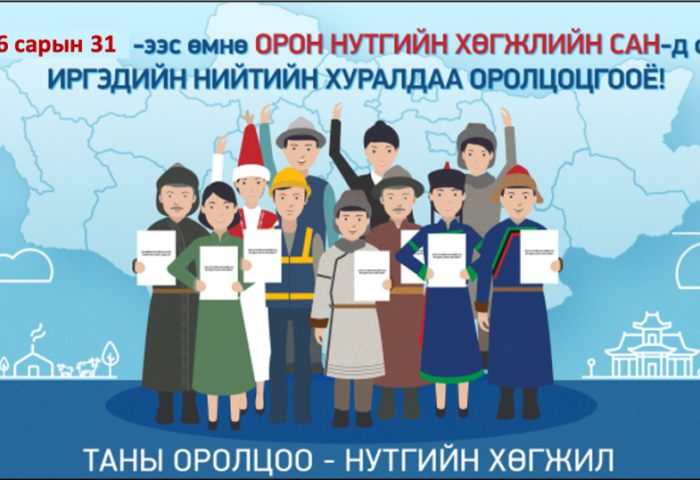 Иргэн Орон нутгийн хөгжлийн санд саналаа өгч орчныхоо тохижилтод хувь нэмрээ оруулах боломжтой