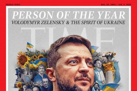 “Time” сэтгүүлийн онцлох хүнээр Владимир Зеленский нэрлэгдэв